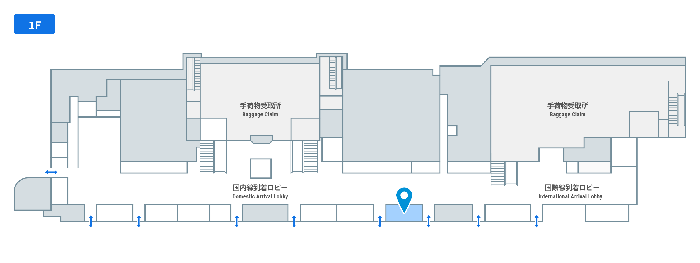 ファミリーマート松山空港店のフロアガイド