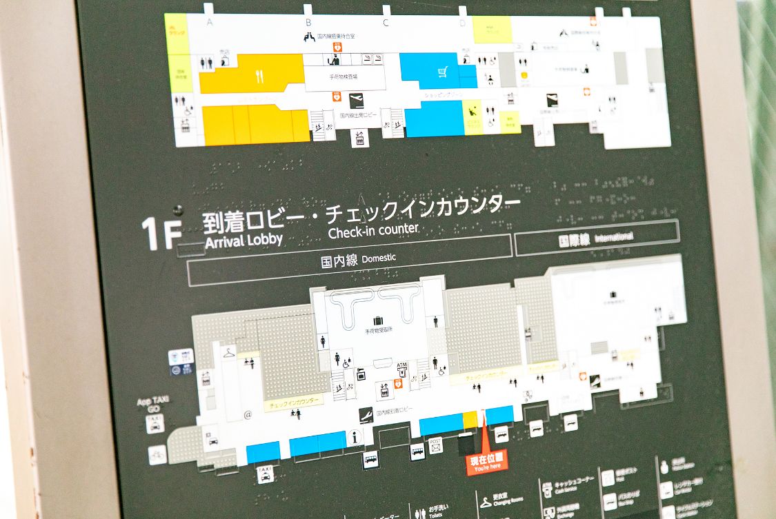 点字案内の写真