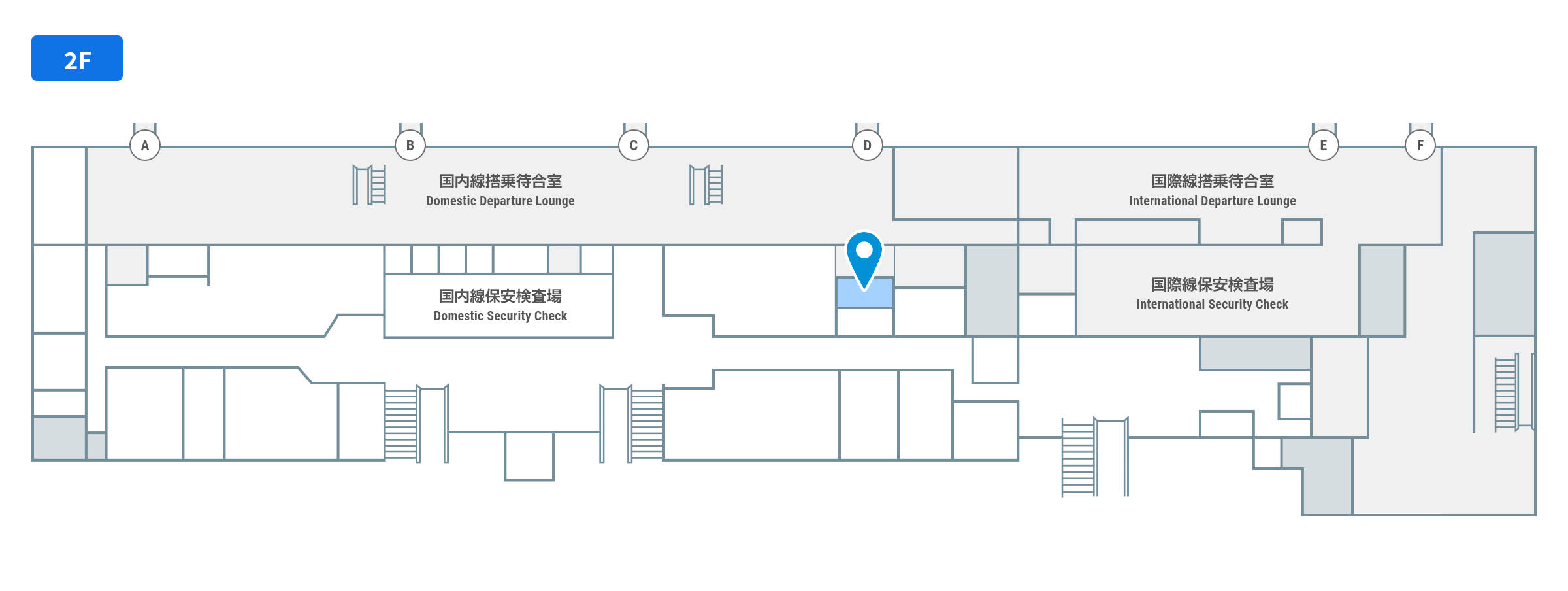 ANA FESTA 松山店(ロビー店)のフロアガイド