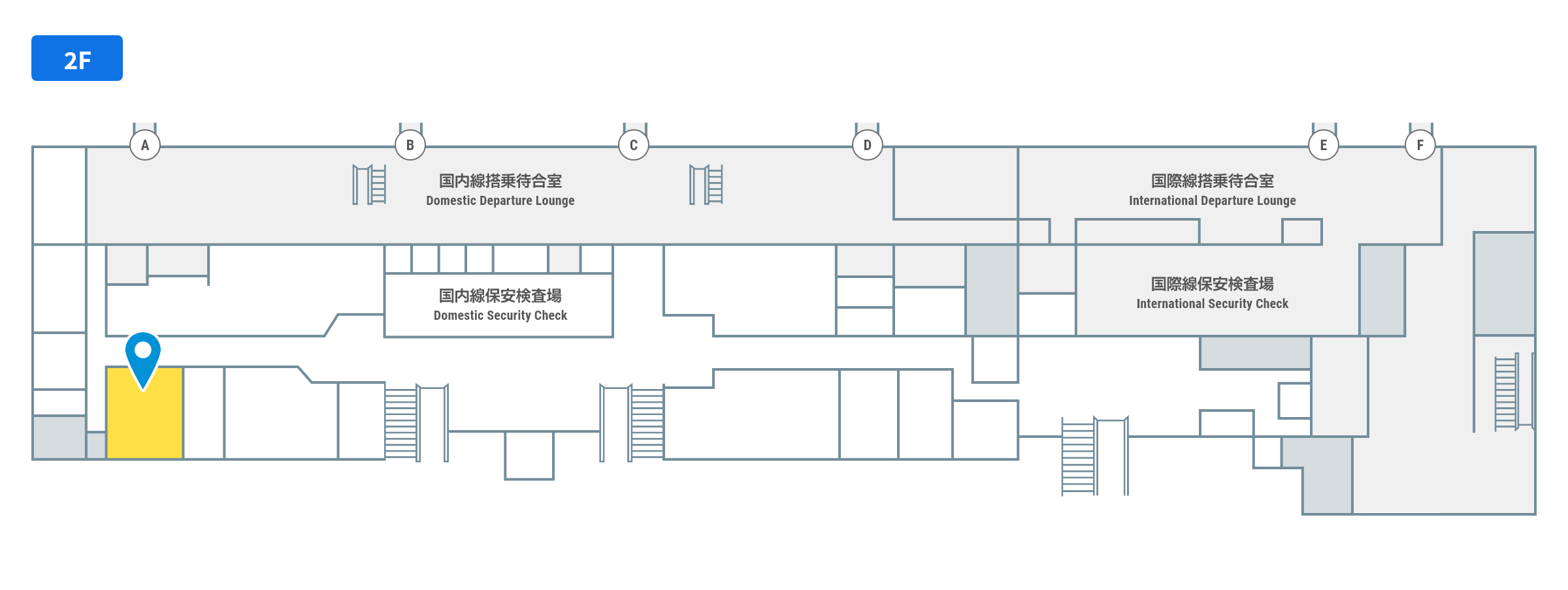 和CAFE NOBOSANのフロアガイド